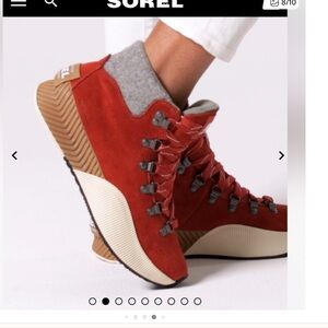 Sorel out N about III Conquest boots 8